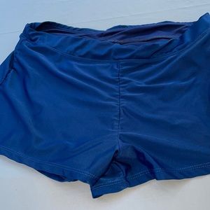 Blue swim separate bottom